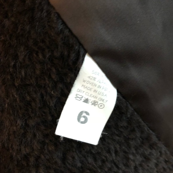 90s Vintage SEARLE Brown Alpaca Wool Coat SOLD - Picture 5 of 8